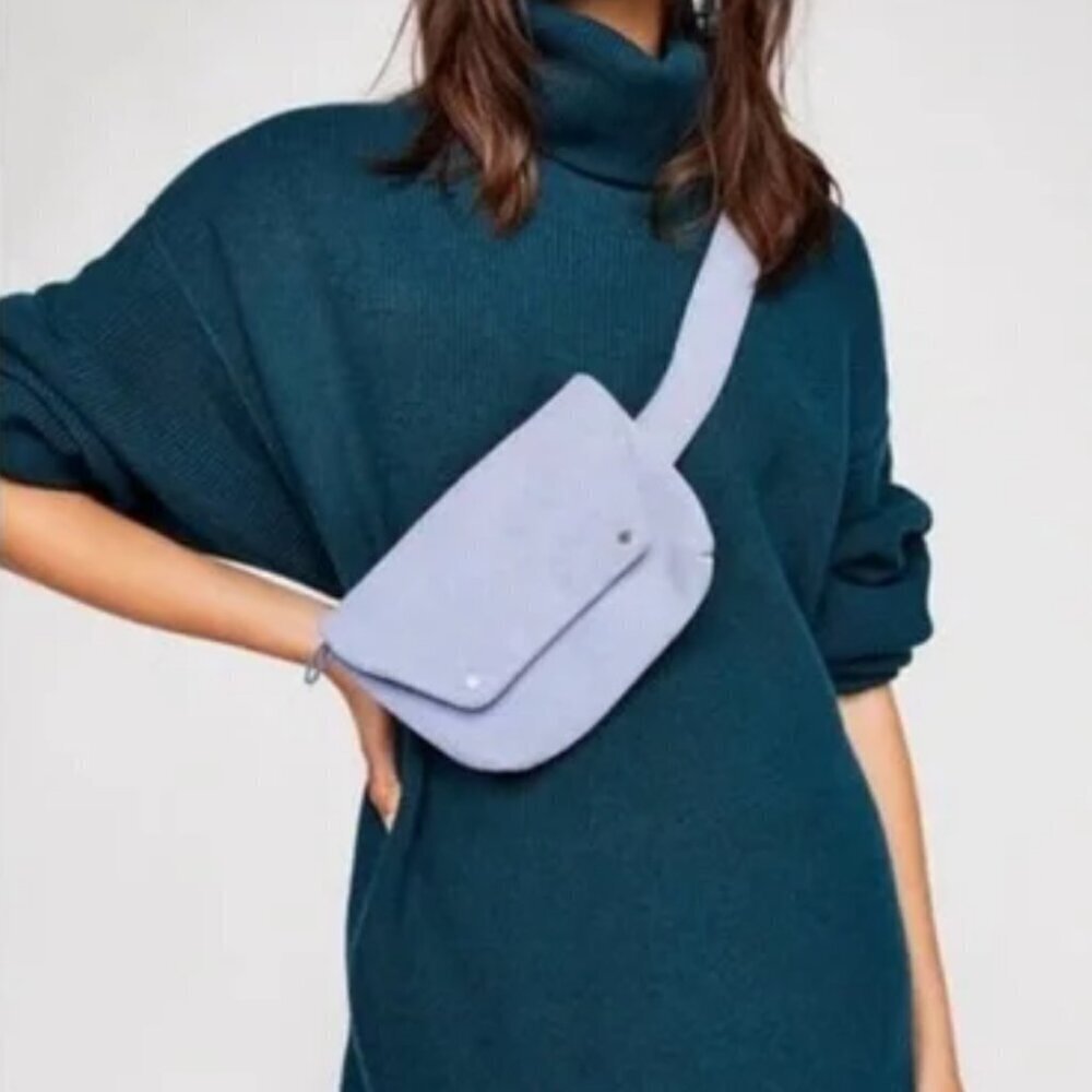 NWT Free People Softly Structured Tunic in Fern Green